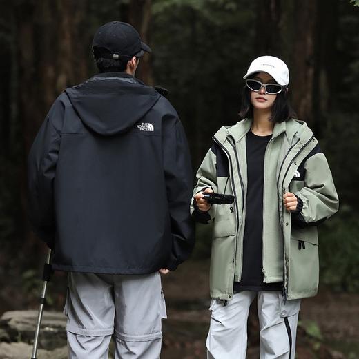 D111319新款可脱卸加厚三合一摇粒绒冲锋衣外套 商品图1