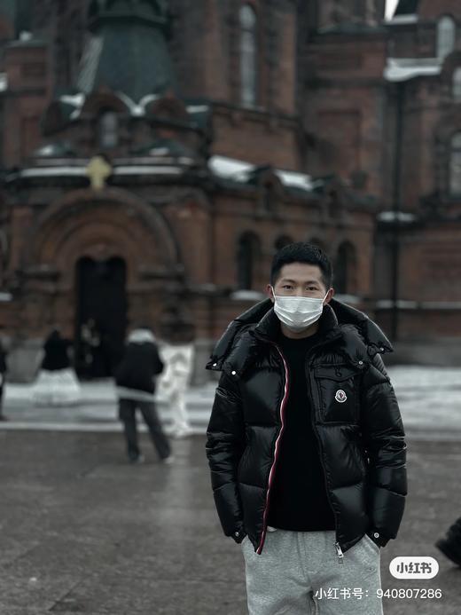 D111365冬季简约大气防风保暖防水可拆卸连帽羽绒服 商品图7