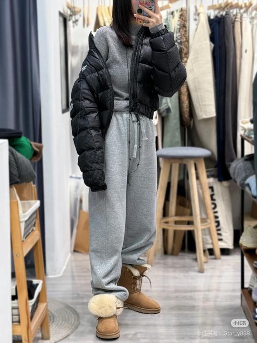 D111361轻便不厚重短款女士高腰超短款设计羽绒服 商品图10