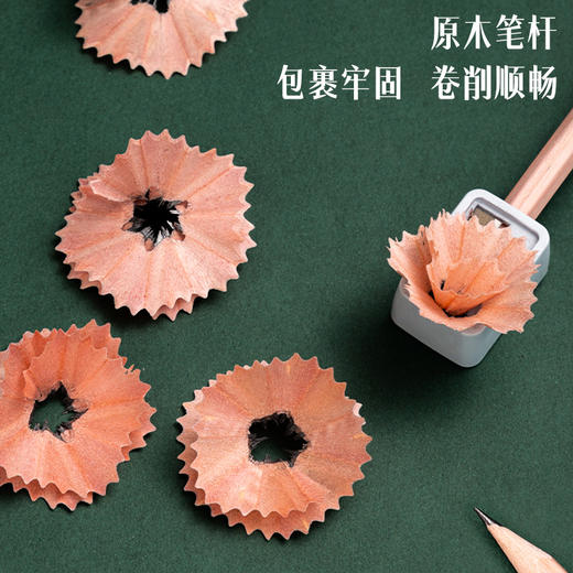 S907得力木之然系列六角笔杆原木2B书写铅笔（50支装） 商品图2