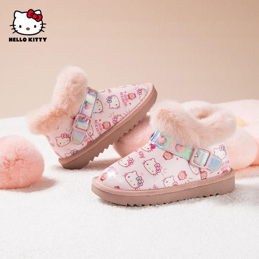hellokitty童鞋冬季凯蒂猫儿童雪地靴28-35码 K5546822 商品图0