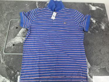 瑕疵Brooks Brothers/布克兄弟 男士夏季纯棉撞色LOGO刺绣短袖POLO衫