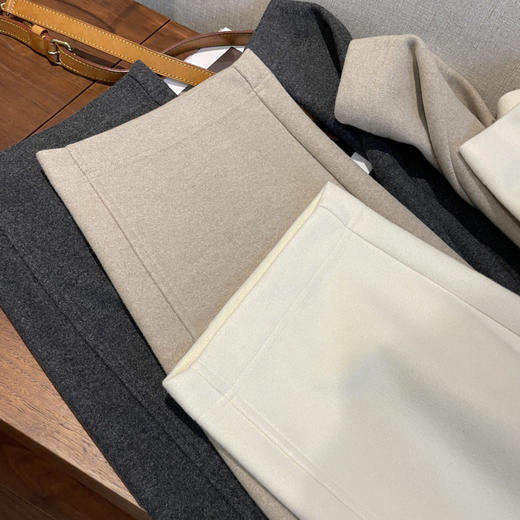 怒推！上身巨好穿！2025秋冬微弧宽松蚕丝羊毛厚实保暖九分毛呢裤！ 商品图3