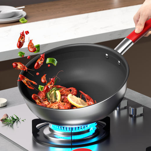 康巴赫有钛仿生不粘炒锅 -套装（带硅胶铲) 商品图4