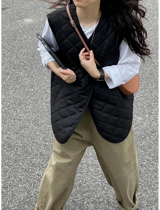 【叠穿法宝 100%羊毛夹层 防风防寒防泼】情侣款轻暖软糯内里羊毛马甲（男士W4079/女款W4078） 商品图8