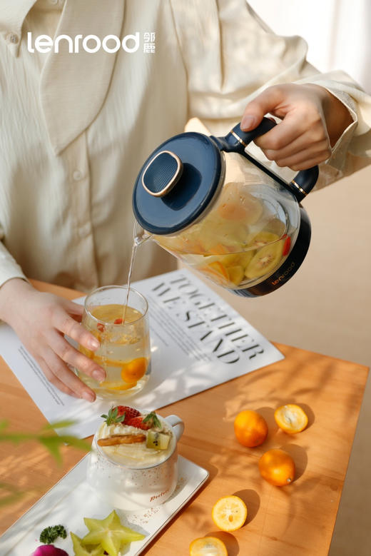 品牌直发！送茶漏【邻鹿养生壶煮茶器】 智能防干烧 + 记忆功能，54 分贝静音，清洁方便，烧水、保温、煮花茶、炖甜品全能，办公室 / 宿舍 / 家用都合适 商品图1