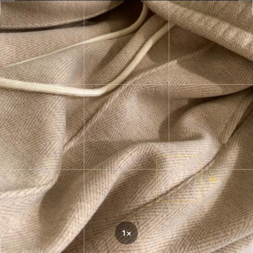 伊泺杉人字纹羊毛阔腿裤 | 触感柔软亲肤 厚实保暖 时髦显瘦 常规款/加绒款 商品图3