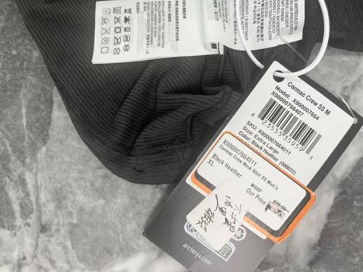 瑕疵ARC'TERYX/始祖鸟 Cormac Crew SS 男士轻量透气速干圆领短袖T恤 商品图2