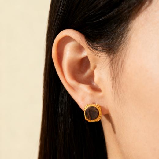 馥郁奇香丨天然芽庄白奇楠包金饰品 沉水级 商品图1