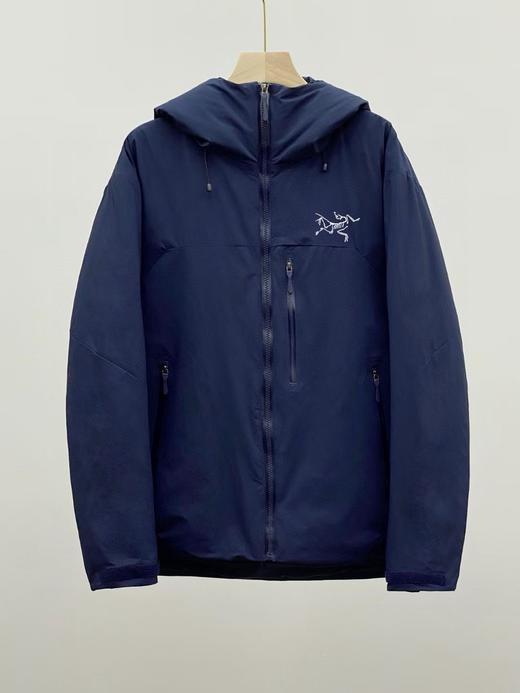 D111320情侣款设计金典印花logo户外运动连帽羽绒服外套 商品图2