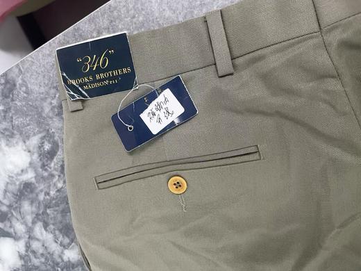 瑕疵Brooks Brothers/布克兄弟 男士秋季新品纯色羊毛百搭休闲长裤 商品图2