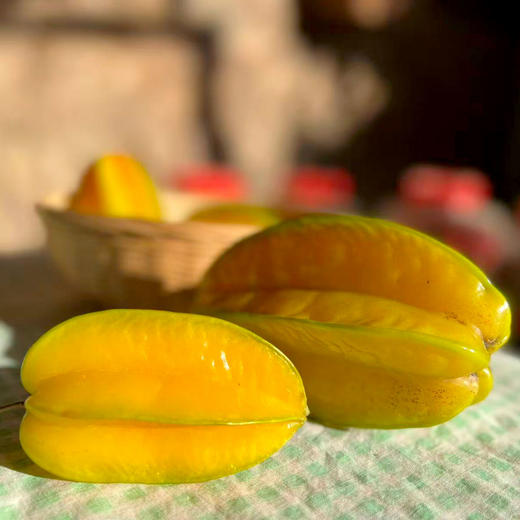 【厂商直发】云南有机杨桃皮薄肉厚纤维少芳香清甜果脆汁多甜酸可口包邮 商品图5