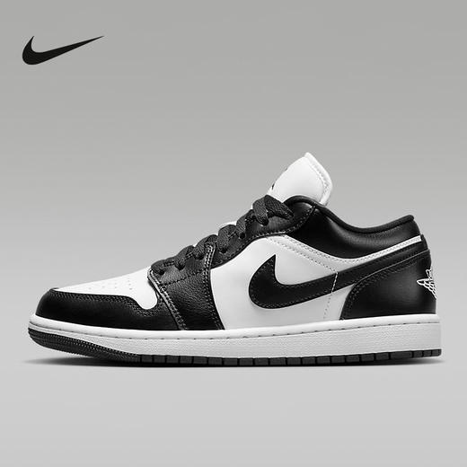Nike耐克女鞋AirJordan1AJ1黑白熊猫低帮复古板鞋篮球鞋DC0774-101 商品图0