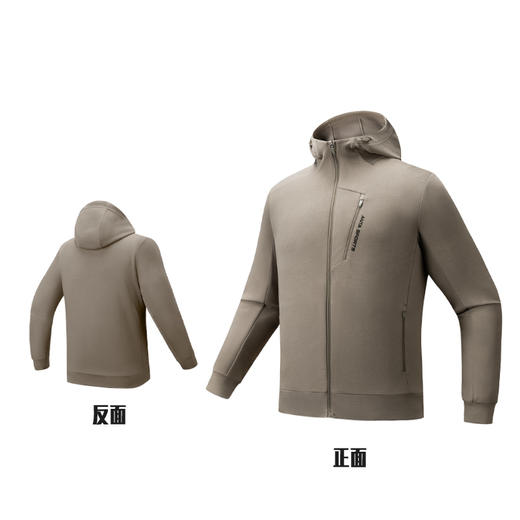 超级安踏外套男秋季新款空气棉连帽上衣健身跑步运动服152537702U 商品图1