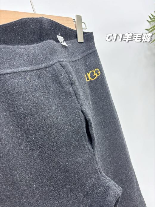 D111377冬新款加绒加厚护腰护膝一体羊毛裤男女款 商品图7