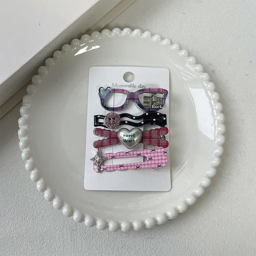 可爱反派甜心趣味眼镜爱心组合夹-纪念日百货门店同款167095161 商品图3