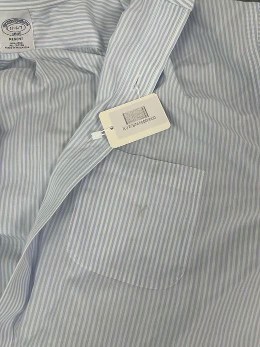 瑕疵Brooks brothers/布克兄弟 男士免烫纯棉休闲长袖衬衫 商品图5