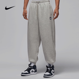 耐克男裤冬新款宽松运动裤加绒收口针织休闲长裤HV0547-050