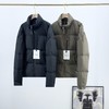 D111368冬季25FW BESBRE 皮拉链短款羽绒服男女同款 商品缩略图0
