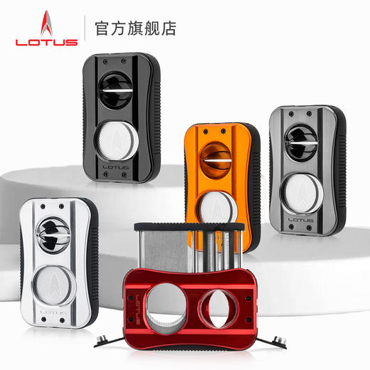 美国LOTUS OMNI TWIN系列多功能雪茄剪 商品图0