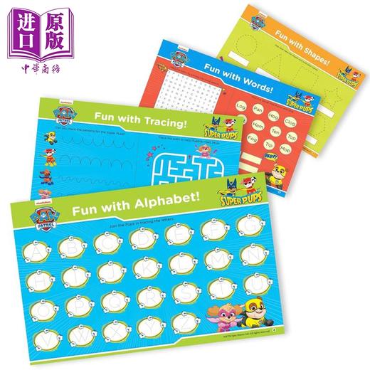 【中商原版】汪汪队学习小套装 Nickelodeon Paw Patrol Super Pup Heroes Off Duty! 英文原版 儿童卡通动画 进口亲子童书 商品图3
