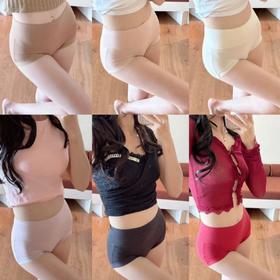 【3条礼盒装升级版❗️生姜100A温感发热绒裤】  高腰高弹双层收腹锁温三角内裤