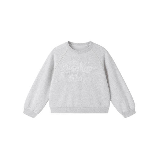 英氏女童圆领卫衣2025秋装新款中大童长袖休闲宽松套头上衣童装 商品图5