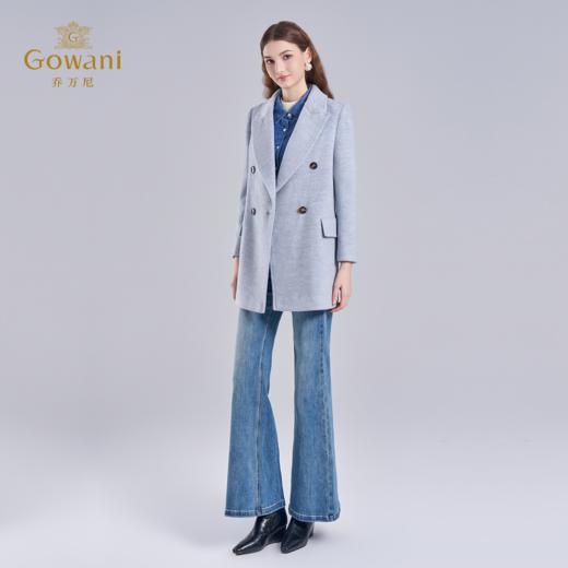 【100%绵羊毛】乔万尼100%绵羊毛大衣新品简约西装设计ET4A027 商品图3