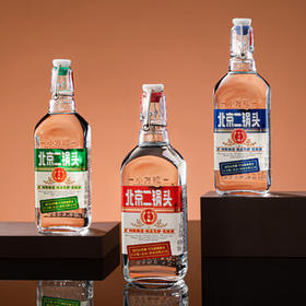 出口小方瓶 经典三色 永丰牌 清香型白酒 42度 500ml*6瓶 北京二锅头