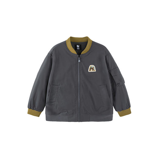 【户外风】迷你巴拉男童棉服冬季宝宝时尚撞色儿童棉衣外套 商品图4