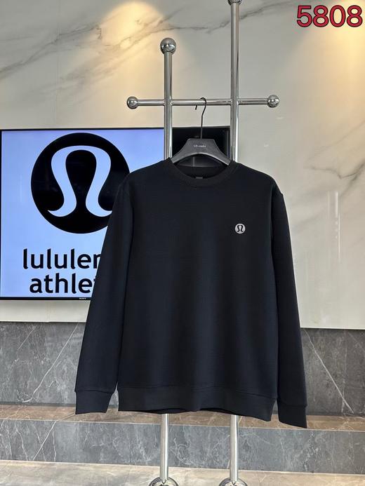 D111327加绒加厚冬季情侣款双面加绒圆领卫衣 商品图5