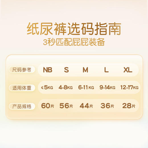 大王环贴式婴儿纸尿裤光之羽系列（NB-XL）新旧包装混发 商品图5