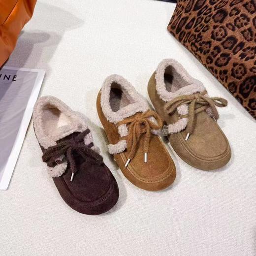 D111307女士轻便百搭舒适秋冬吉荣保暖勃肯鞋豆豆鞋 商品图7