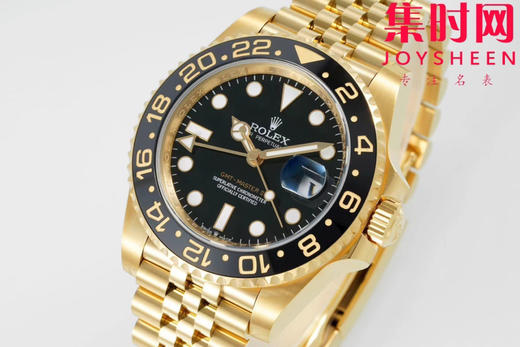 劳力士EWE格林尼治型系列“皮蛋圈”全金格林尼治GMT 3285机 五珠带 男士腕表 商品图2