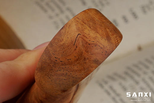 三希堂  现代刀系列  鎏金卷草小猎  未开刃 商品图8