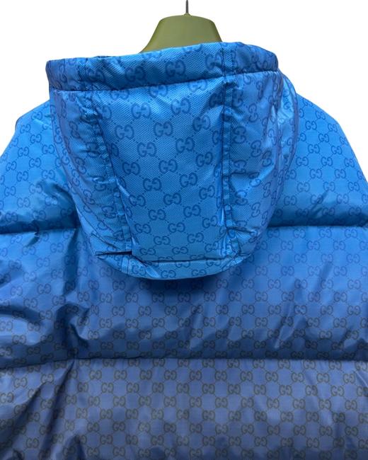 男款渐变印花羽绒棉服la012 商品图2