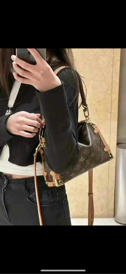LV 老花 中号 软盒子 芯片款 商品图3