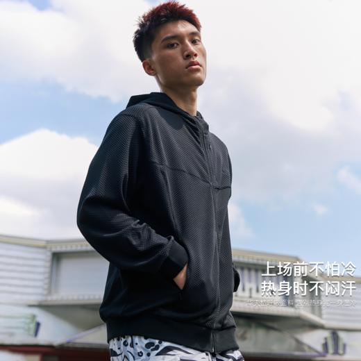 录士LUSHISI隐曜外套山系美式复古立领帽衫教练夹克潮街头休闲男 商品图3