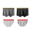 潮内女士莫代尔麻灰三角内裤&男士莫代尔麻灰内裤 商品缩略图6