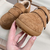 D111306厚底加绒保暖豆豆鞋勃肯鞋女2025冬季新款魔术贴棉鞋 商品缩略图14