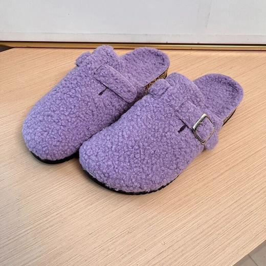 D111339女士冬季包头拖鞋冬季加绒加厚休闲鞋 商品图4