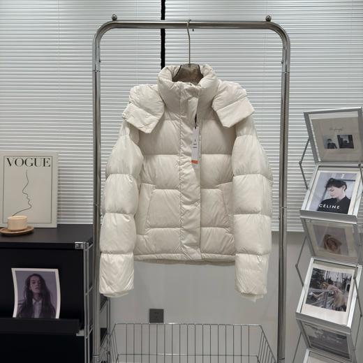 D111364欧阳娜娜同款泡芙五格轻质宽松鹅绒收腰羽绒服 商品图2