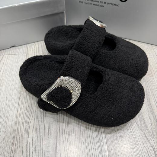 D111380周也同款包头毛毛拖鞋女外穿2025秋季拖鞋 商品图11