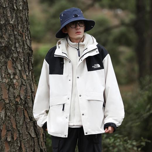 D111319新款可脱卸加厚三合一摇粒绒冲锋衣外套 商品图3