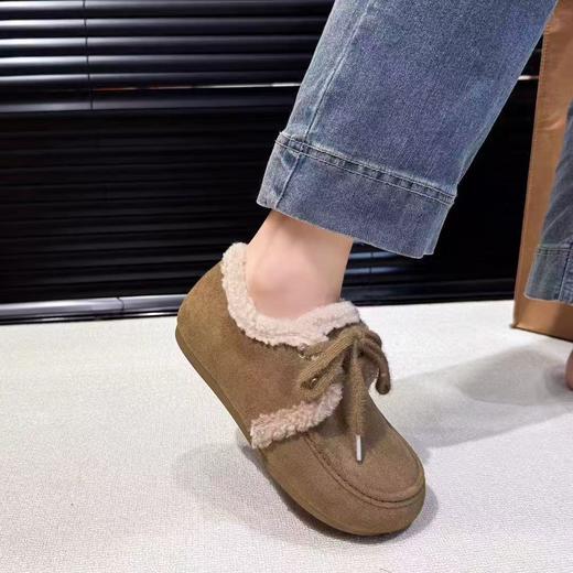 D111307女士轻便百搭舒适秋冬吉荣保暖勃肯鞋豆豆鞋 商品图9