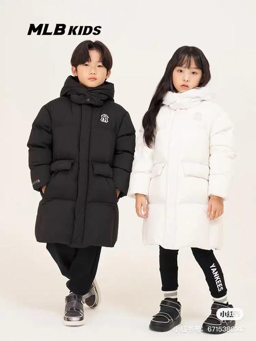 D111367新款上新25冬季男女儿童中长款两色羽绒服 商品图7