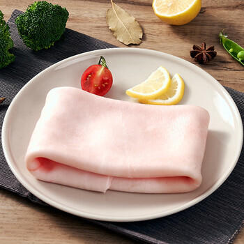 家佳康亚麻籽猪猪皮800g 冷冻猪皮冻 去毛去膘 自繁自养 中粮出品猪肉 商品图3