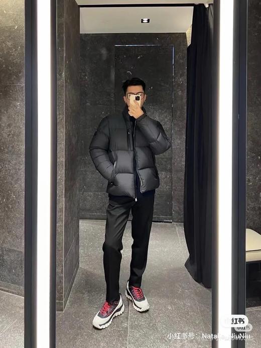 D111368冬季25FW BESBRE 皮拉链短款羽绒服男女同款 商品图11