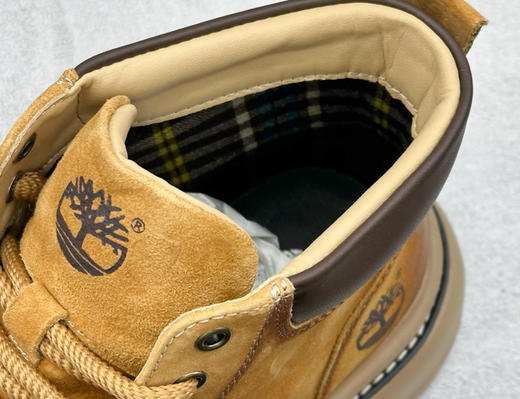 添柏岚真皮固特异大底马丁靴大黄靴 商品图6