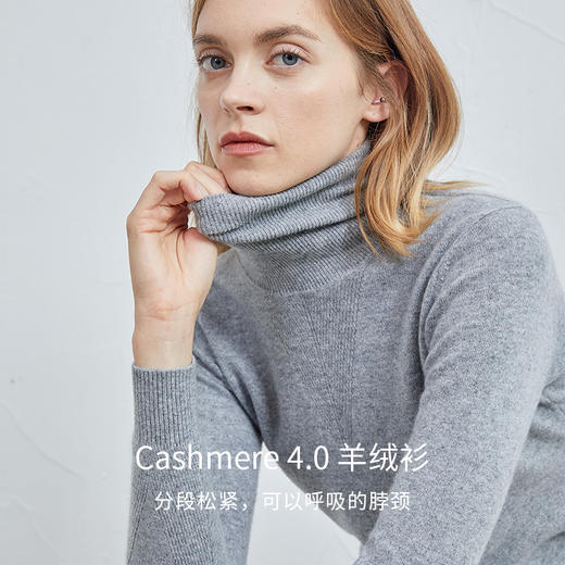 双翻领羊绒女套衫    DSF13W009N 商品图1